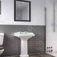 Atlantis Black Graphite Metallic Metro Tile Panel 1200mm x 2400mm