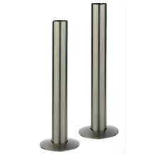 Gun Metal Pipe Snap 15mm Radiator Pipe Covers & Collars 