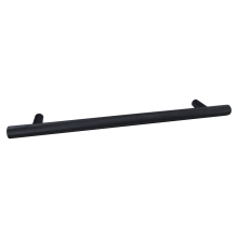 Nuie Knurled Matt Black 155mm Handle 96mm Centres