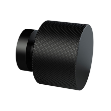 Nuie Matt Black Knurled Knob