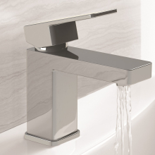 Swan Hazely Brushed Brass Wall Mounted Basin Mixer Tap