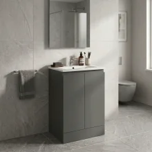 Forest Matt Graphite Grey Vanity Unit