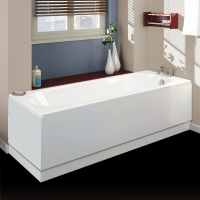 HaLite Gloss White 1800mm Bath Front Panel - Waterproof & Solid