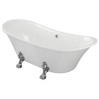 Harrogate 1760x710x775mm Freestanding Bath with Bath Feet