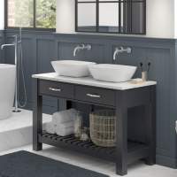 Feeling Oval Countertop Basin Matt Grey - RAK Ceramics