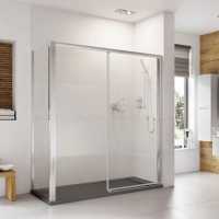 Haven6 1500mm Level Access Sliding Shower Door, Left Hand