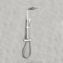 Lancia Messi Cool Touch Bar Valve Twin Head Shower Set