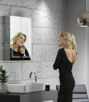 HIB Edge 80 Illuminated LED Bathroom Cabinet - 800mm