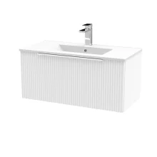 Hudson Reed Topaz Brushed Pewter Wall Mounted Hex Collar Bath Mixer