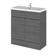 Hudson Reed Fusion Anthracite 500mm Vanity Unit and Compact Basin