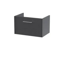 Hudson Reed Juno 600 Graphite Grey Wall Hung Vanity Unit
