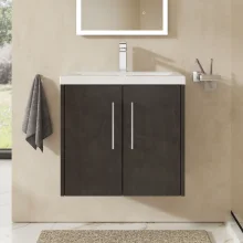 Hudson Reed Juno 600 Slate 2 Door Wall Hung Vanity Unit