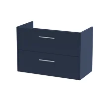 Hudson Reed Juno Blue 800 2 Drawer Wall Hung Vanity Unit