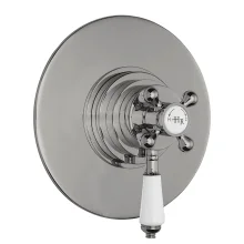 Hudson Reed Topaz Brushed Pewter Concealed Dual Thermostatic Shower Valve