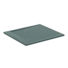 Ideal Standard Ultra Flat S i.life 1000 x 900mm Concrete Grey Rectangle Shower Tray