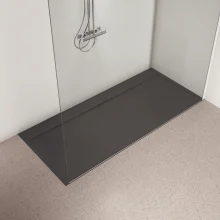 Ideal Standard Ultra Flat S i.life 1000 x 700mm Jet Black Rectangle Shower Tray