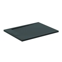 Ideal Standard Ultra Flat S i.life 900 x 700mm Jet Black Rectangle Shower Tray