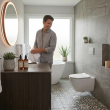 Lancia Belini Closed Coupled Rimless Toilet & Soft Close Seat