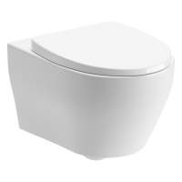 Idegem Rimless Wall Hung Toilet & Soft Close Seat