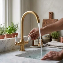 Elera Monobloc Kitchen Mixer Tap - Matt Black