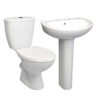 InABox 4 Piece Toilet & Basin Set