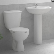 Crest Bathroom Suite, Basin, Toilet & 1700mm Bath