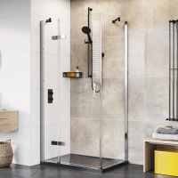 Roman Innov8 Hinged Door with In-Line Panel & Side Panel 1000 x 800mm
