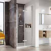 Roman Innov8 900mm Bi-Fold Shower Door in Matt Black
