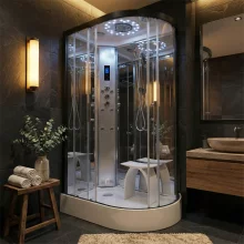 Insignia Showers PL10-Q-S Platinum Steam Shower Cabin - 1000 x 1000mm 