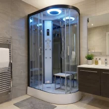 Insignia Showers PL12R-O-S Platinum Steam Shower Cabin - 1200 x 800mm - Right Hand
