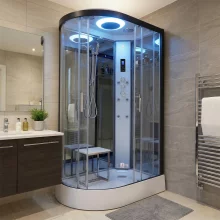Insignia Showers PR11L-O-S Premium Steam Shower Cabin - 1100 x 700mm - Left Hand