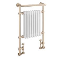 Eastbrook Isbourne Brushed Brass Traditional Towel Radiator - 41.0709