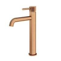 Abacus Iso Pro Tall Mono Basin Mixer - Brushed Bronze