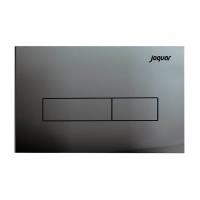 Kubix Black Chrome Flush Plate by Jaquar 