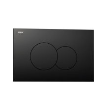Opal Black Matt Flush Plate by Jaquar