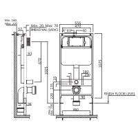 Abacus Easi Plan Slimline WC Frame