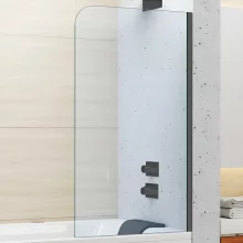 Jaquar Black Radius Corner Shower Bath Screen