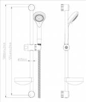 Highlife Braemar Shower Kit - 13029