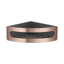Keuco Brushed Rose Gold Corner Sponge Basket