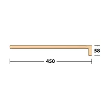 keuco-collection-moll-450mm-brushed-brass-one-arm-towel-rail-tech-image.webp