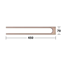 keuco-collection-moll-450mm-brushed-red-gold-double-arm-towel-rail-tech-image.webp