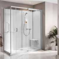 Kinedo Kinemagic Serenity + Glass Sliding Shower Pod - 1200 x 900mm