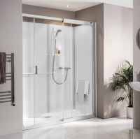 Kinedo Kinemagic Serenity + Glass Sliding Recess Shower Pod - 1400 x 700mm