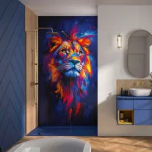 Kinewall Highland Cow Shower Wall Board