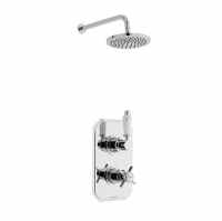  Klassique Thermostatic Concealed Shower Valve With Fixed Rain Head - Kartell UK