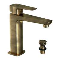 Jaquar Kubix Prime Antique Bronze Mono Basin Mixer Tap