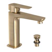 Jaquar Kubix Prime Gold Dust Mono Basin Mixer Tap