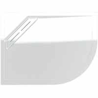 Kudos Connect2 1200 x 800mm LH Offset Quadrant Shower Tray