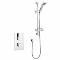 Element Thermostatic Concealed Shower Valve with Riser Rail Kit - Kartell UK