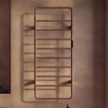 Lancia Aura 1200 x 500mm Brushed Brass Electric Towel Radiator